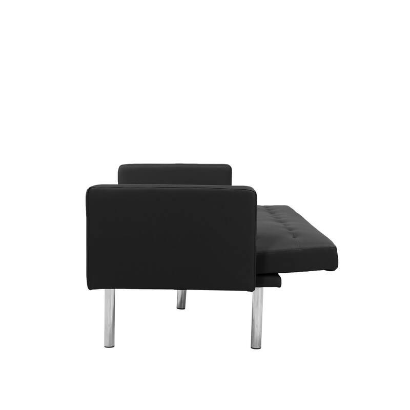 Futon Sofa Bed, Convertible Futon Couch Bed, Loveseat Sleeper Sofa, Daybed for Living Room, Apartment, Office