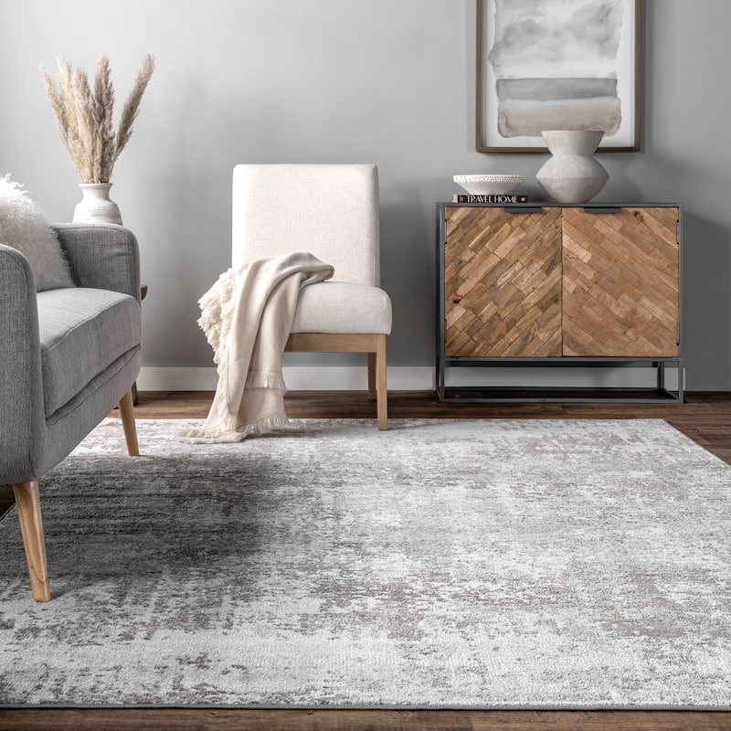 Nuloom Jade Faded Abstract Area Rug