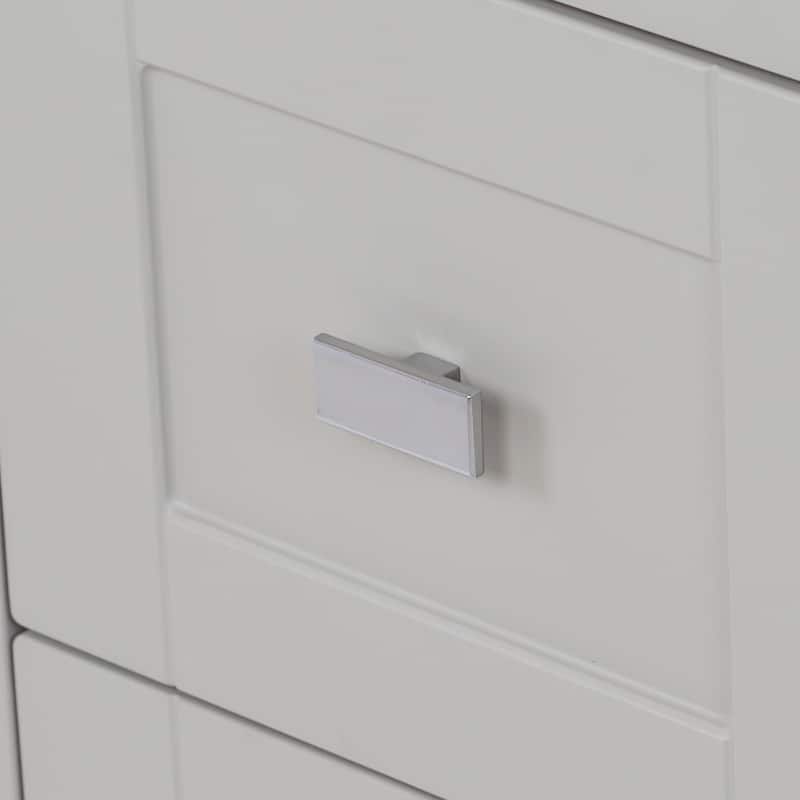 Spring Mill Cabinets Lonsdale 36.5" 2-Door Bathroom Vanity With 3 Drawers and White Sink Top