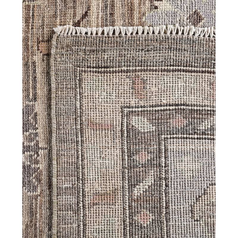 Oushak One-of-a-Kind Hand-Knotted Area Rug - Brown - 10' 2" x 13' 8"