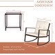 preview thumbnail 25 of 44, Pheap Outdoor 3-piece Rocking Wicker Bistro Set by Havenside Home