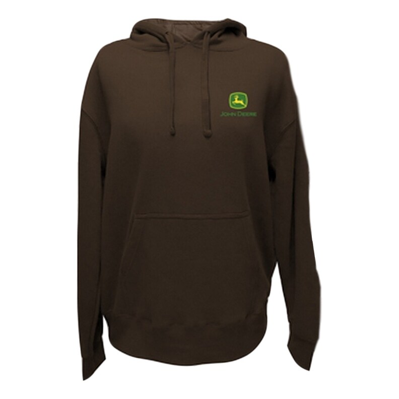 Shop John Deere Western Sweatshirt Mens Barn Wood Quality Brown