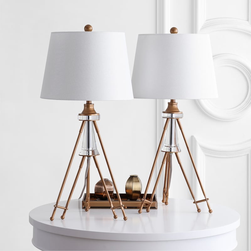 SAFAVIEH Lighting Aliye 30" Table Lamp - 14" x 14" x 30" - 14Wx14Dx30H