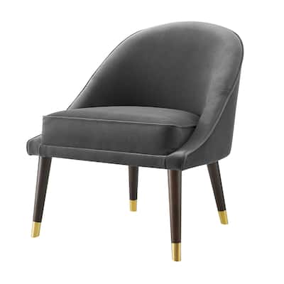 Steve Silver Almeria Velvet Mid-Century Accent Chair