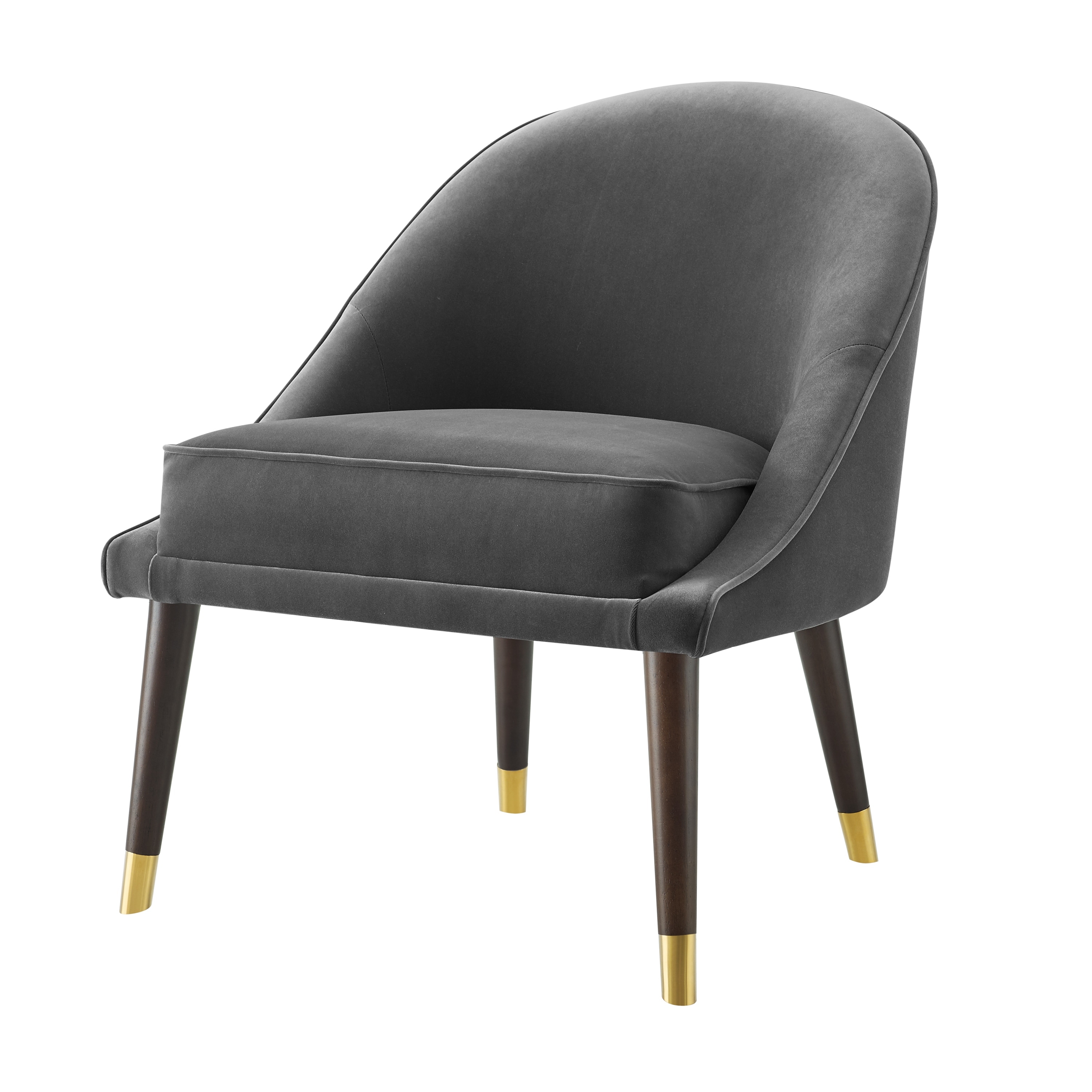 Steve Silver Almeria Velvet Mid-Century Accent Chair