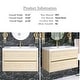 preview thumbnail 104 of 191, Wood Wall-Mounted Bathroom Vanity with Sink and Soft Close Drawers