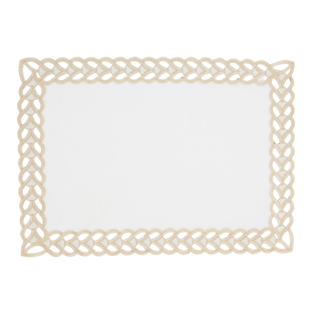 Braided Bliss Border Placemat (Set of 4) - 14"x20"