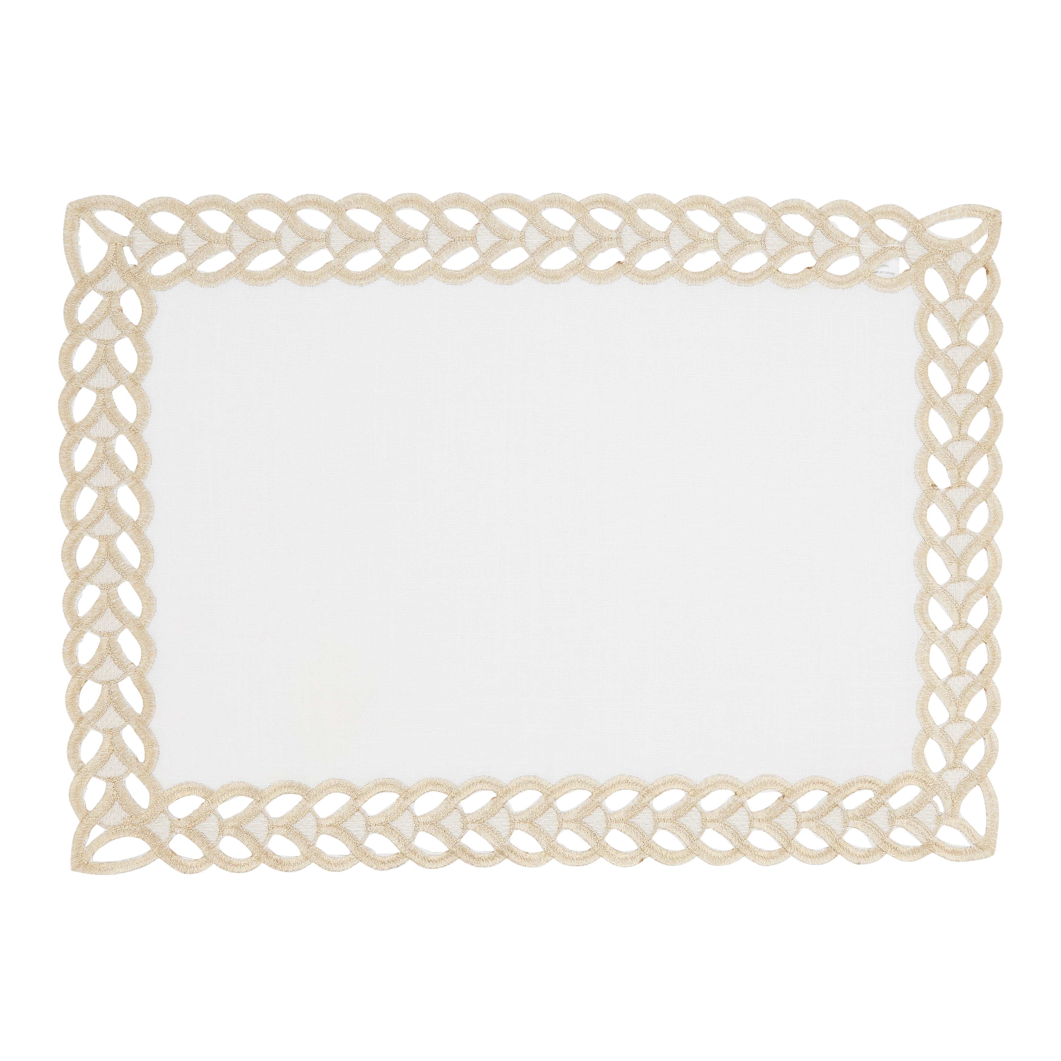 Braided Bliss Border Placemat (Set of 4) - 14"x20"