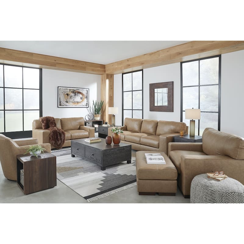 Signature Design by Ashley Lombardia Brown 4-Piece Upholstery Package - 96"W x 40"D x 35"H