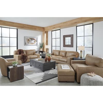 Signature Design by Ashley Lombardia Brown 4-Piece Upholstery Package - 96"W x 40"D x 35"H