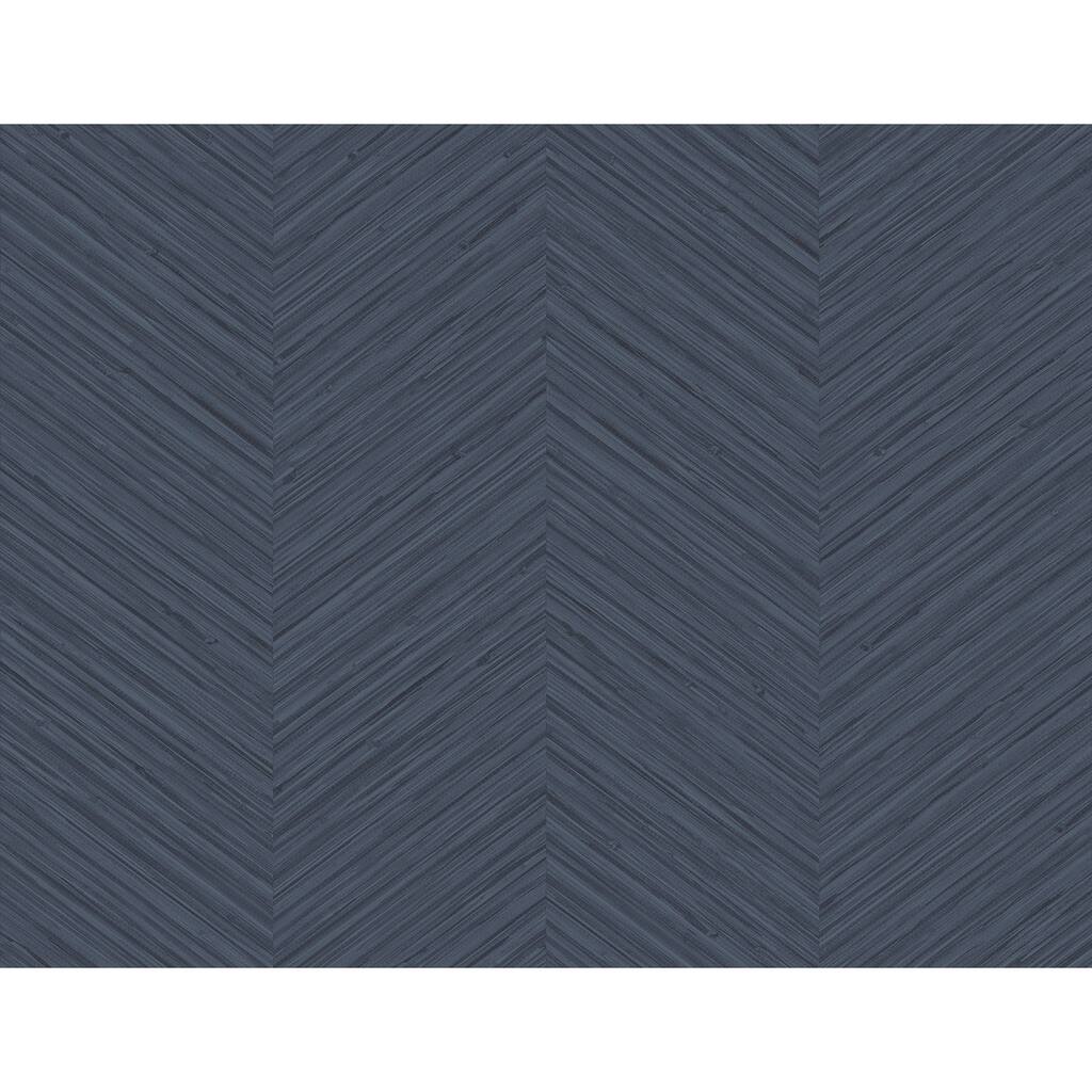 A-Street Prints Apex Blue Weave Wallpaper