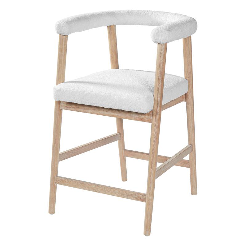 Christopher Knight Home - Modern Wooden Bar Stools with Back - Set of 2