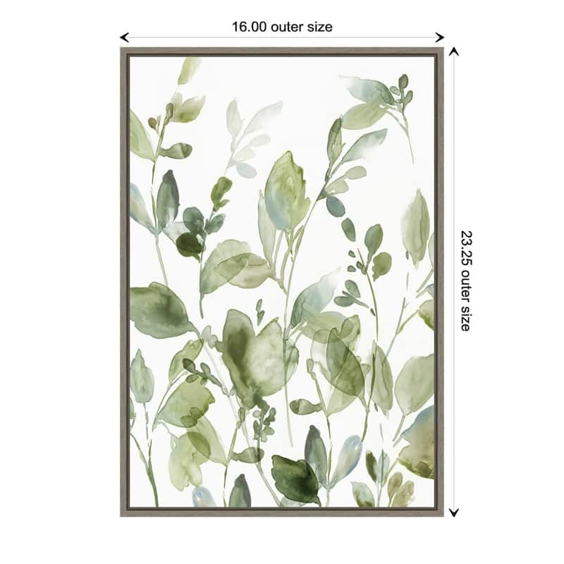 Greetings to the Morning II (Floral) by Asia Jensen Framed Canvas Art