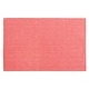 preview thumbnail 1 of 1, Chambray Ribbed Placemat Coral 13 X 19 - Set of 12