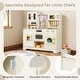 preview thumbnail 10 of 8, Gymax Kids Play Kitchen Wooden Toy Kitchen Playset w/ 14 Accessories