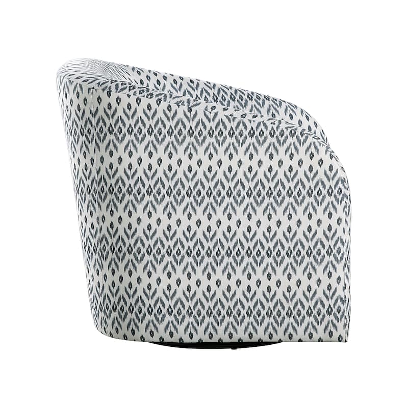 Agrela Textured Fabric Swivel Chair