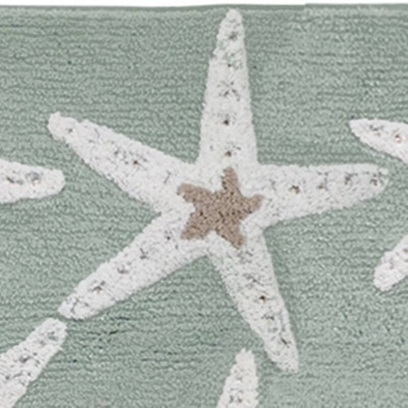 Avanti Linens Sequin Shells Double-Vanity Rug