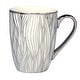 preview thumbnail 6 of 7, Certified International Matrix Silver Plated Tapered 16 oz. Mugs, Set of 6 Assorted Designs