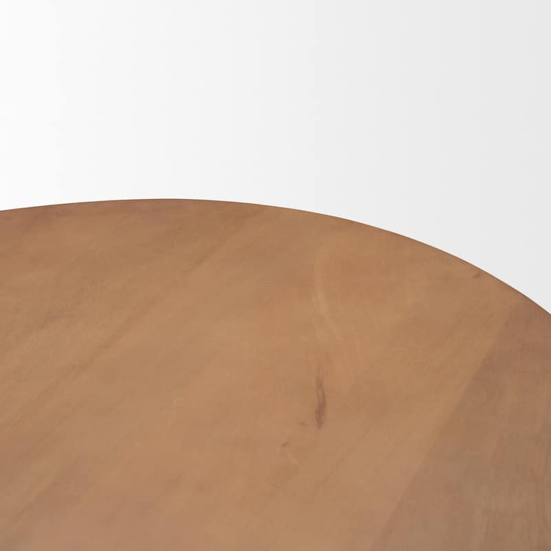 Jovani 94" Solid Brown Mango Wood Oval Dining Table - 94.0L x 47.0W x 30.0H Inches