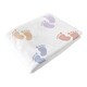 preview thumbnail 6 of 4, Sweet Jojo Designs Foot Prints Boy Girl Gender Neutral Unisex Baby Monthly Milestone Blanket Rainbow Footprints Party Birthday