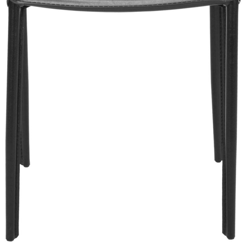SAFAVIEH Laurene Metropolitan Jazzy Vinyl White Dining Chair (Set of 2) - 18.9" x 22.8" x 35.8" - 19Wx23Dx36H