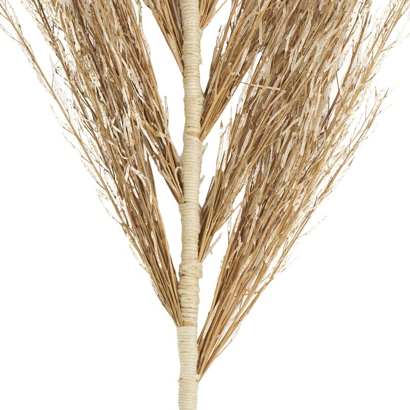 Dried Plant Palm Leaf Tall Home Decor Natural Foliage with Grass - Brown - Roche River Decor