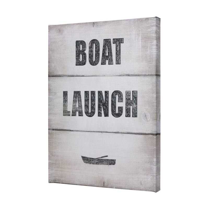 Boat Launch (27 x 36 ) Canvas Art Print