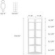 preview thumbnail 11 of 26, 5-tier Corner Shelves Storage Rack Bookshelf