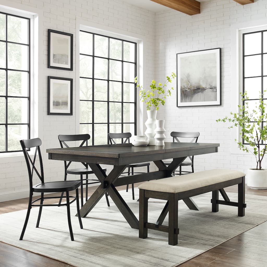 Crosley Hayden 6Pc Dining Set W/Camille Chairs
