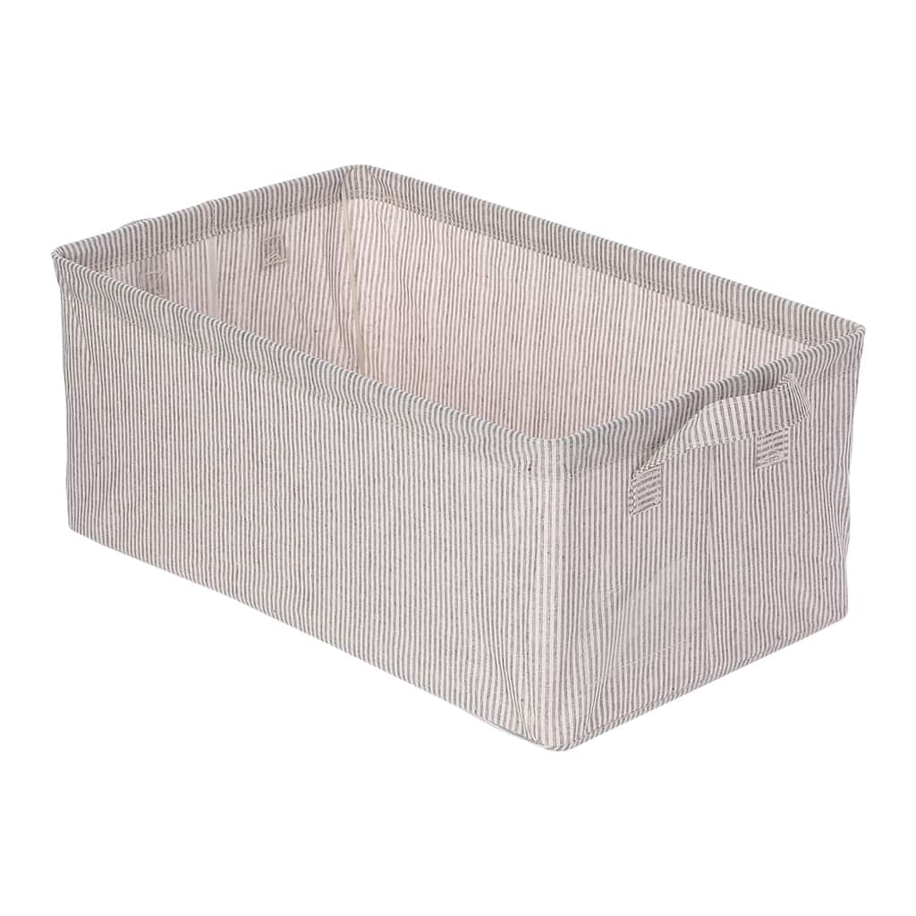 Fabric Storage Bin with Handles for Shelves Closet, Collapsible Storage Cube Basket for Organizing Clothes Books - 18.5*11*8in