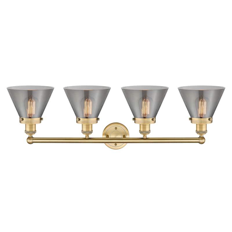 Innovations Lighting Large Cone - 4 Light 35" Bath Vanity Light