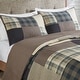 preview thumbnail 5 of 9, Woolrich Winter Hills Tan Oversized Cotton Quilt Set