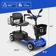 preview thumbnail 9 of 7, Folding Mobility Scooter for Adult, Powered Mobility Scooter, Motorized Scooter Collapsible with 350W Motor, Ideal for Elderly