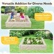 preview thumbnail 10 of 27, Costway Kids Sandbox with Cover Bottom Liner Backyard Beach HDPE - See Details