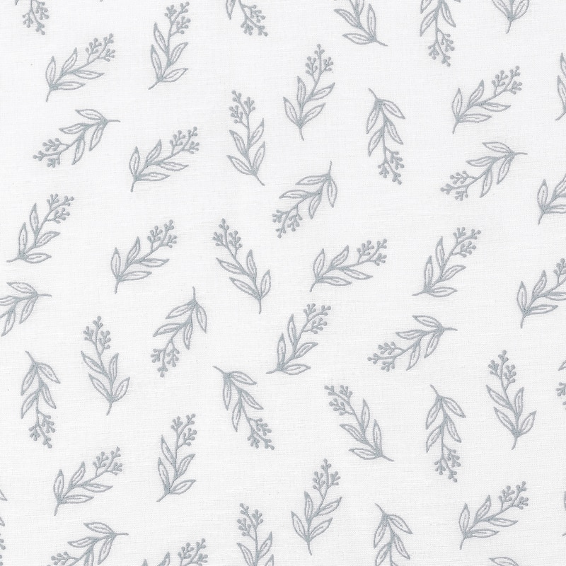No. 918 Hawthorne Floral Leaf Sheer Rod Pocket 1-Piece Kitchen Curtain Valance