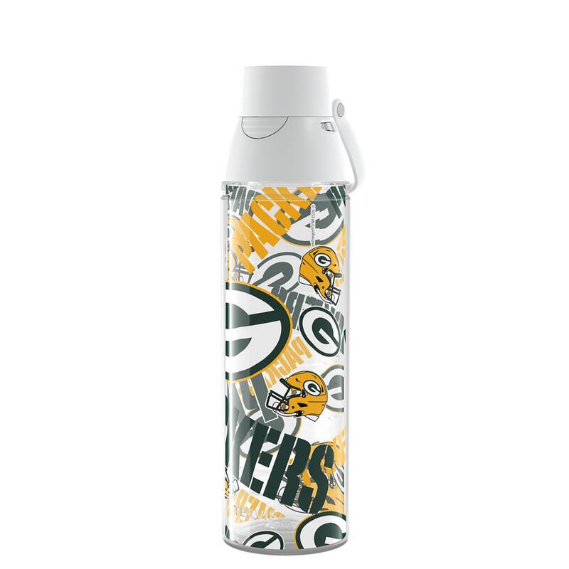 Tervis NFL Green Bay Packers All Over Made in USA Double Walled Insulated Travel Tumbler, Classic - 24oz Venture Lite Water Bottle