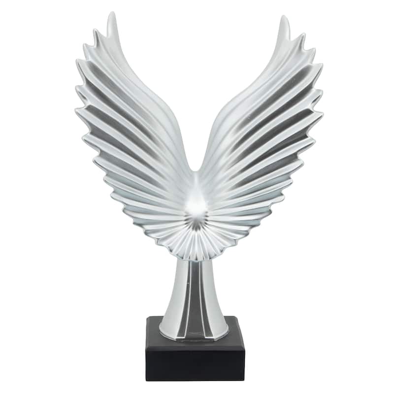 Sagebrook Home Majestic Polyresin Eagle Sculpture - Exquisite Home Decor Accent, Perfect for Living Room, Unique Gift Idea