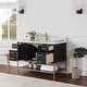 preview thumbnail 81 of 143, Altair Wildy Bathroom Vanity with White Composite Stone Top without Mirror