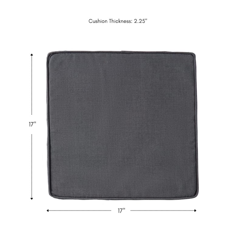 Sunbrella Indoor/ Outdoor 17-inch Square Corded Chair Pad