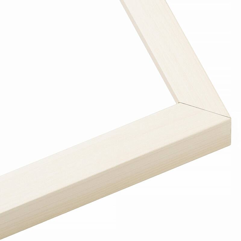 18x22 Shadow Box Frame White Washed Wood | With a 3/4" Usable Display Depth | Includes a Royal Blue Real Suede Texture Acid-Free