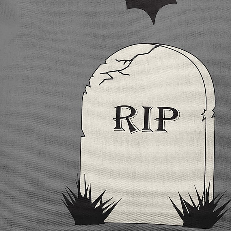 RIP Halloween Indoor/Outdoor Throw Pillow