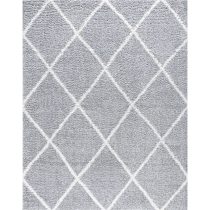 Sohni Shag Farmhouse Diamond Indoor Area Rug