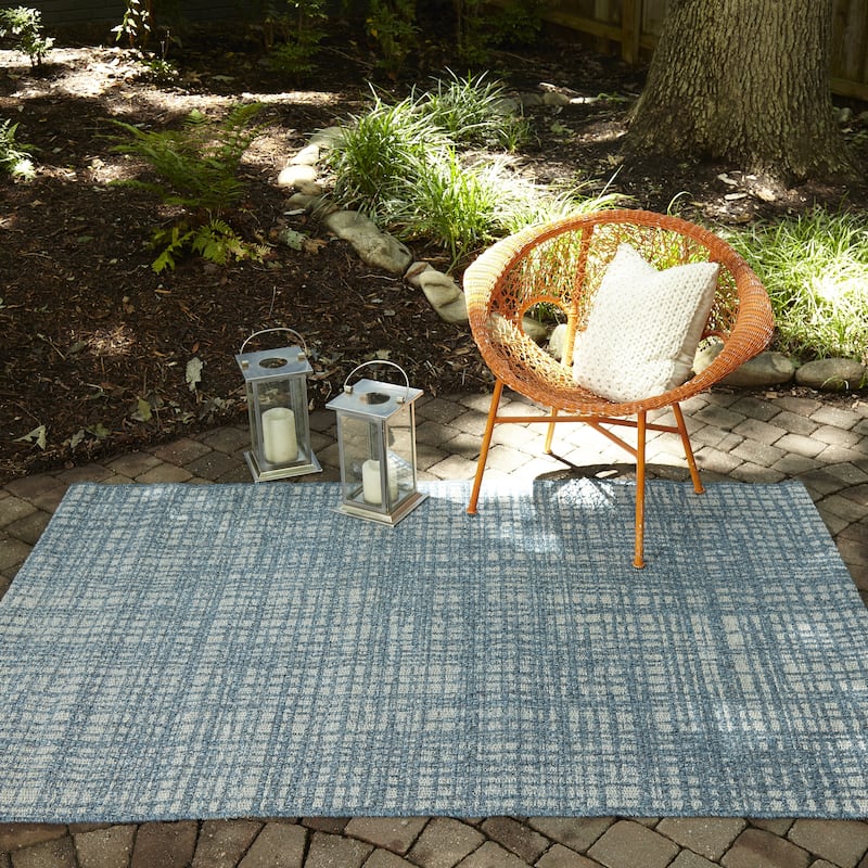 Momeni Como Contemporary Geometric Indoor Outdoor Rug