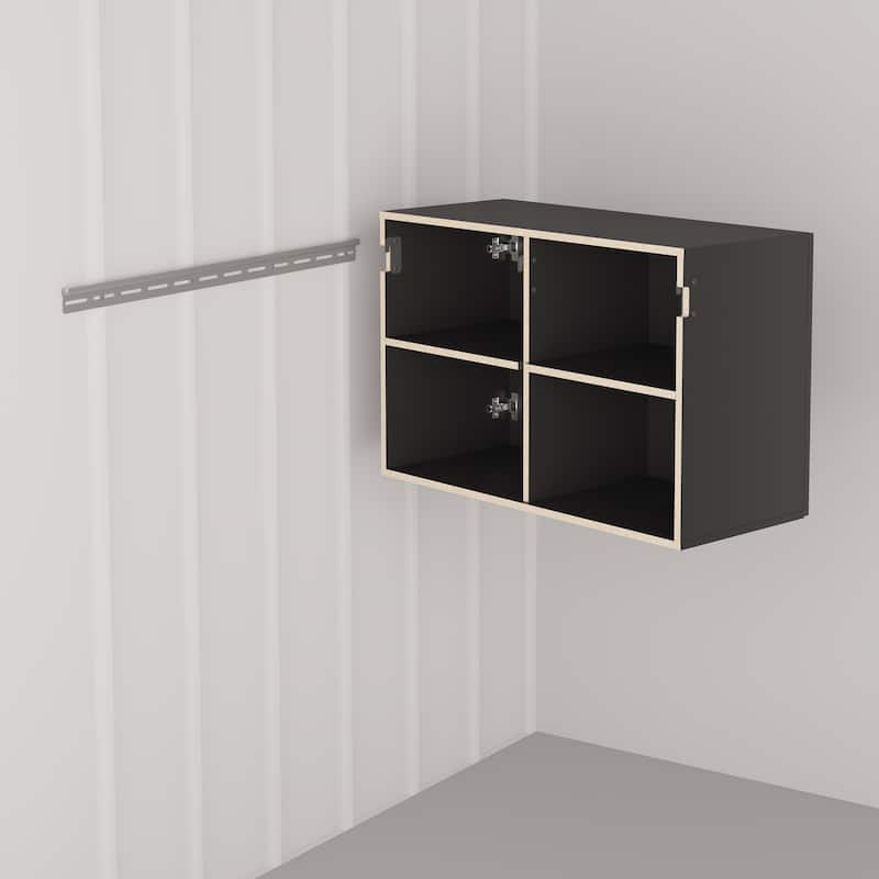 Prepac HangUps Upper Storage Cabinet - Elegant and Spacious Wall Cabinets to Maximize Your Storage, 36 in Size