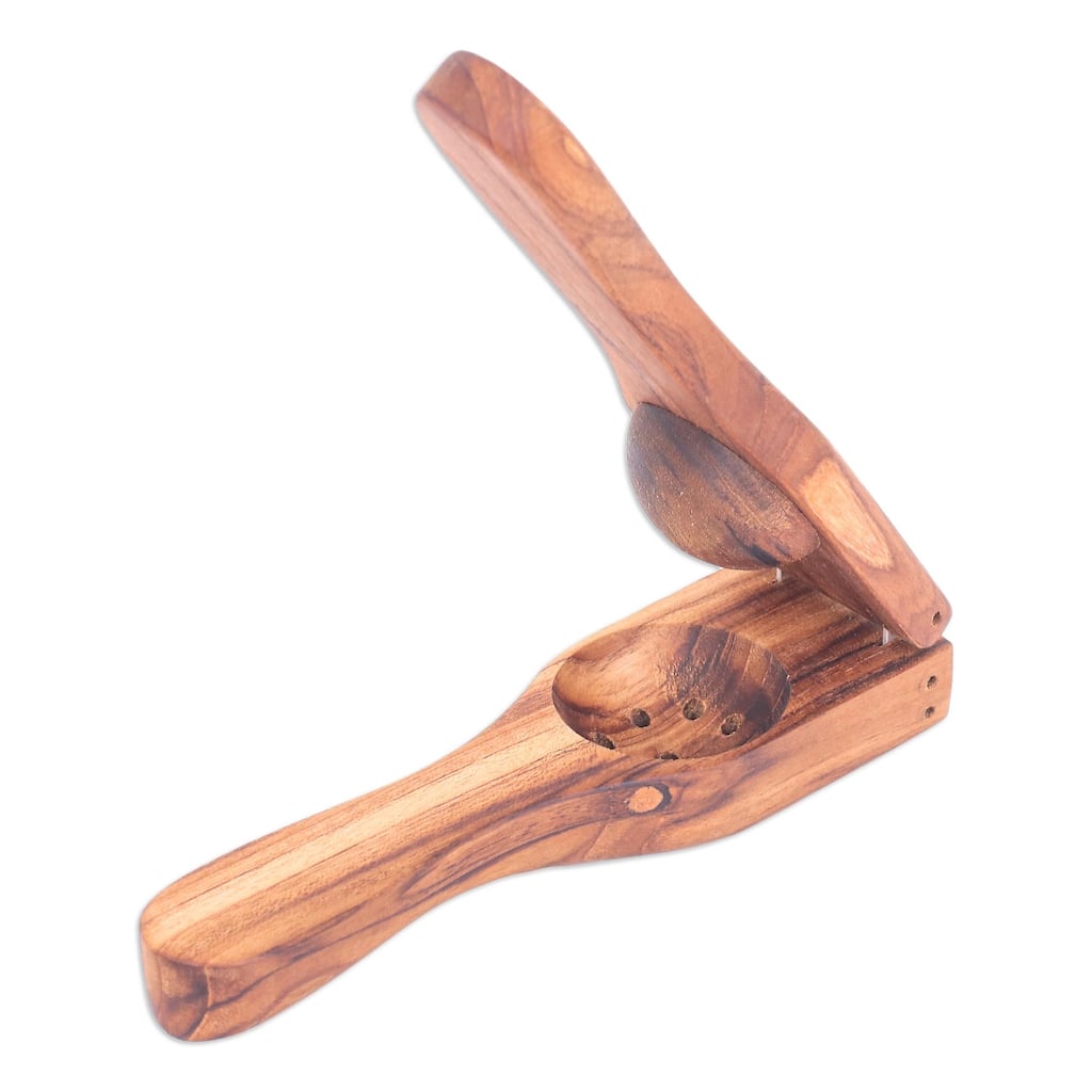 Novica Handmade Summer Meal Wood Citrus Squeezer