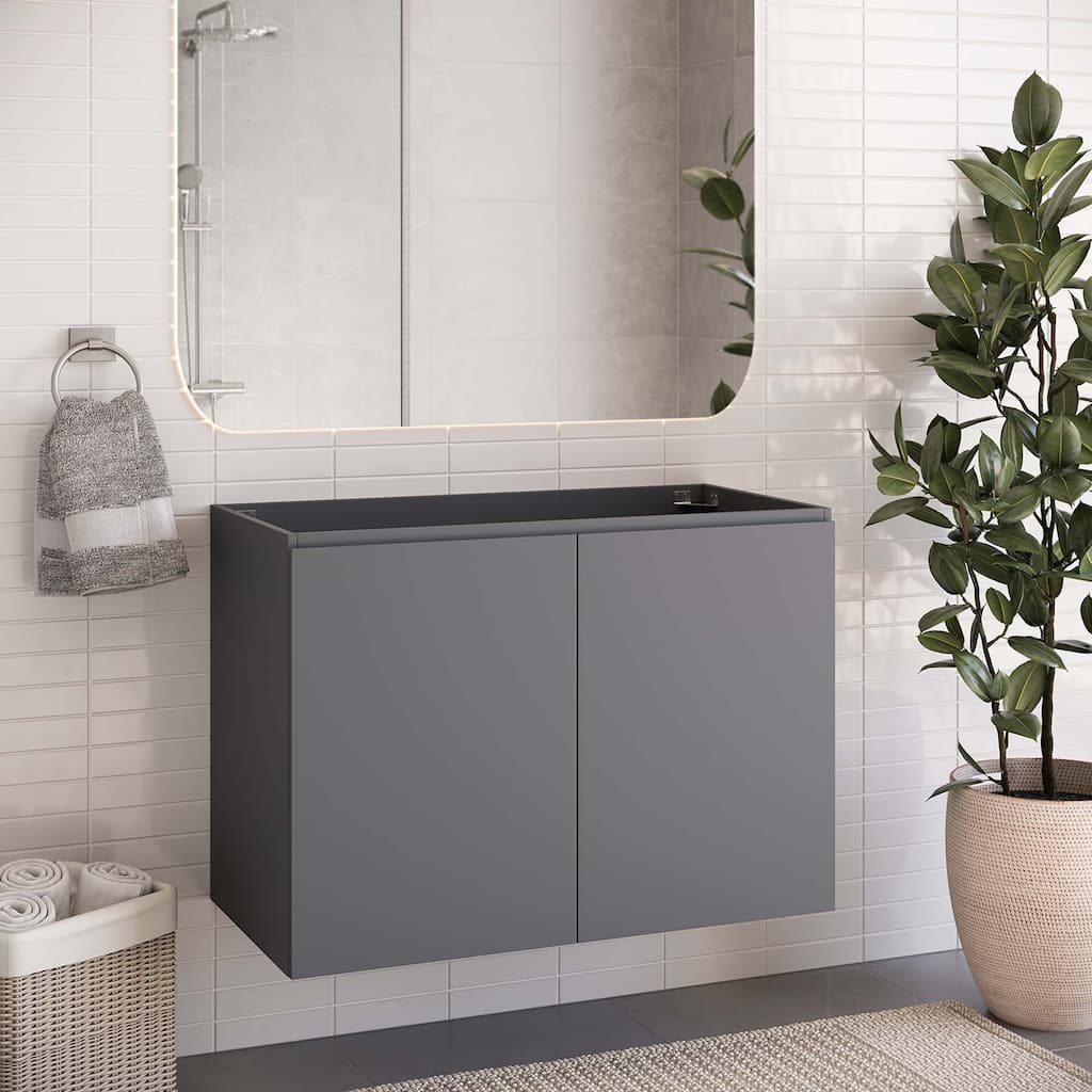 Bryn 36" Wall-Mount Bathroom Vanity (Sink Basin Not Included)