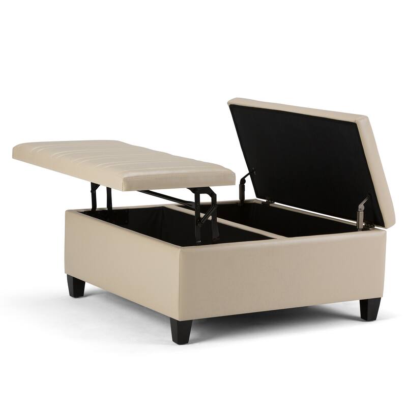WYNDENHALL Tyler 36 inch Wide Contemporary Square Table Ottoman