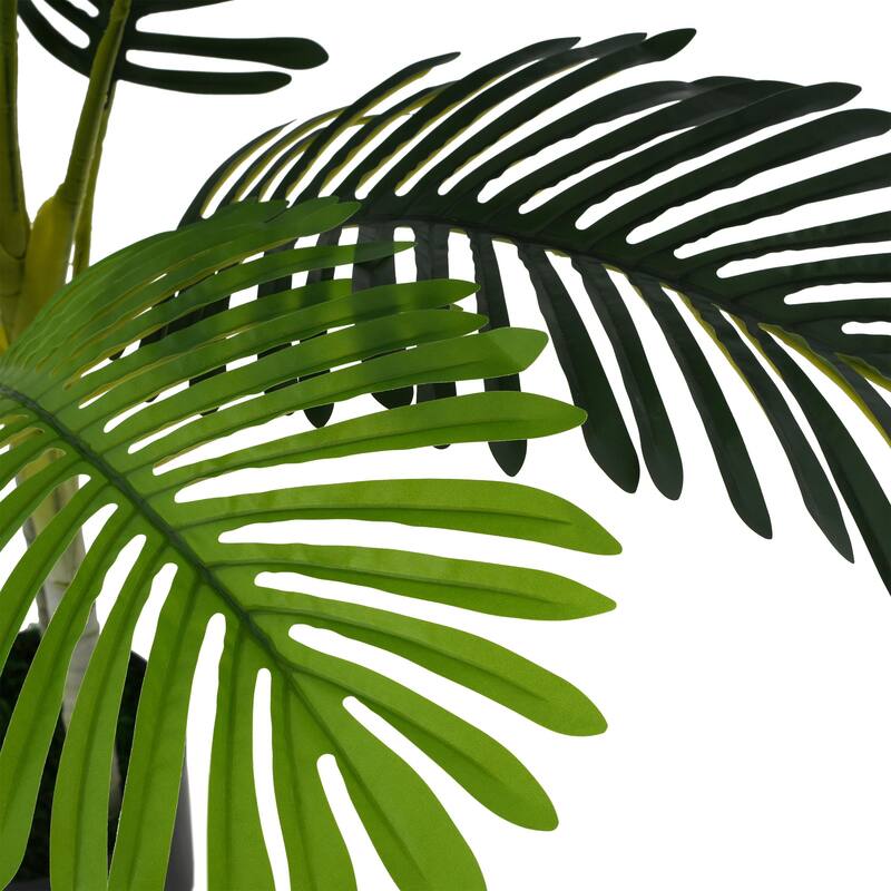 61" Artificial Palm Trees with Pots, Set of 2