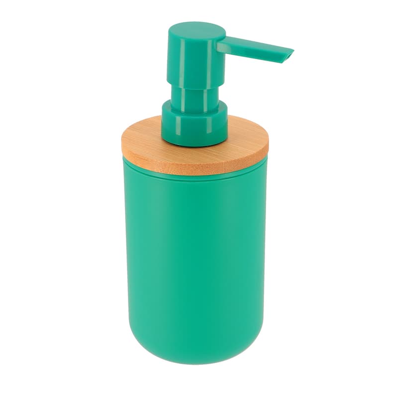 Padang Bathroom Accessories Set Bamboo - Soap Dispenser Only - Green Caribbean Bamboo