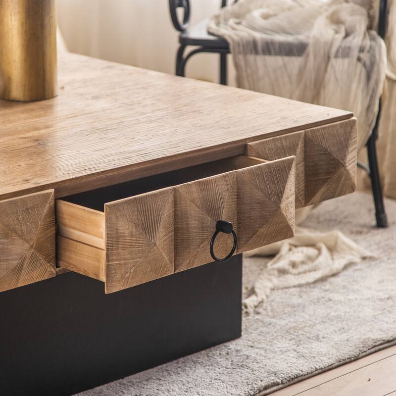 Retro Fashion Style Coffee Table,Suitable for Living Room,Office,and Dining Room